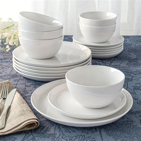 walmart dinnerware white